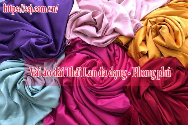 Các loại vải áo dài Thái Lan